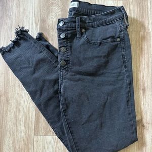 Madewell black skinny jeans